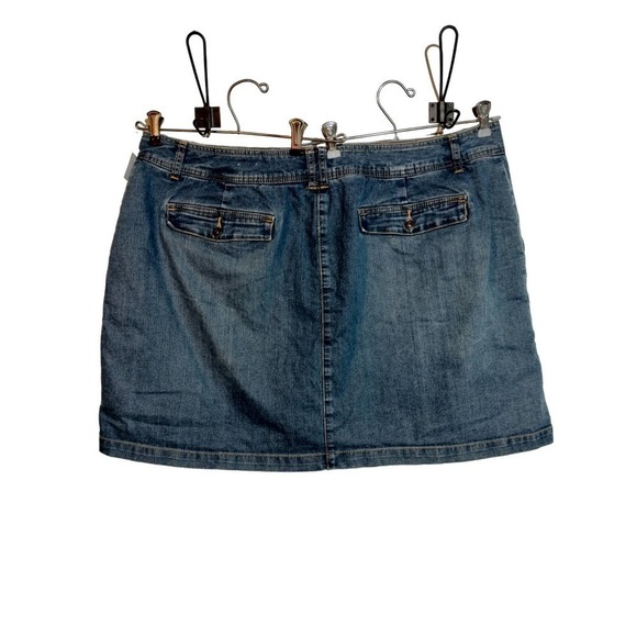 St. John's Bay blue jean skort plus size 22 VINTAGE Y2K - Picture 2 of 3